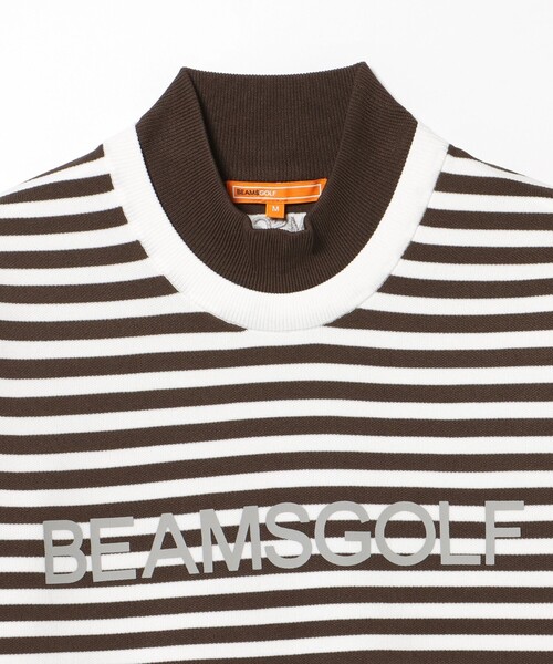 美品　BEAMS GOLF メンズ　ゴルフセーター BEAMS GOLF セーター ニット 「MEN」ORANGE LABEL / ボーダー