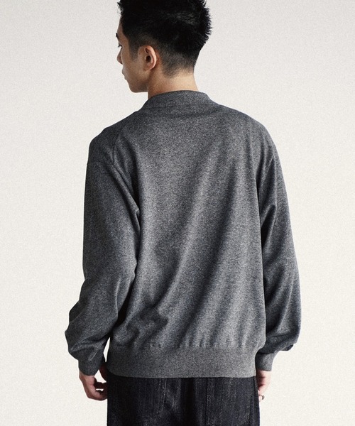WYM LIDNM シャツ T/C BASIC KNIT SHIRT CARDIGAN メンズ レディース