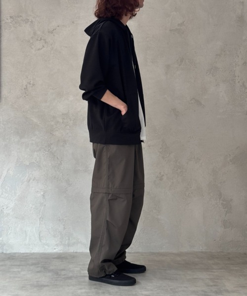 パーカー NAVY 速乾ジョーゼットZIPパーカー「UVカット」 メンズ レディース | NAVY（ファッション） | 14