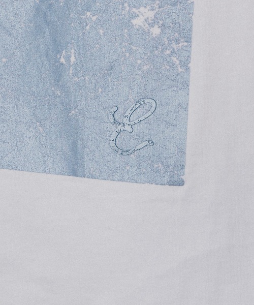 LA BELLE ETUDE tシャツ スクエア箔プリントTシャツ レディース