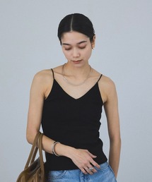 キャミソール 「追加」コットンリブカップ付きVネックキャミソール3｜ZOZOTOWN Yahoo!店