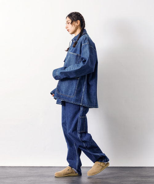 THE OVERALLS ザオーバーオールズ ペインターデニム 32 中古・古着通販】THE OVERALLS (ザオーバーオールズ) リペア加工