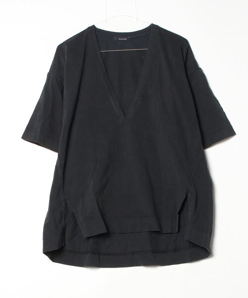 「JENNE」 半袖カットソー SMALL ブラック レディース 袖刺繍ブラウス 半袖 レディース(M ブラック): 東京シャツ公式
