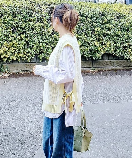 9/30まで　サイドリボン総レースジレ サイドリボン総レースジレ[品番：IGAW0002238]｜axes femme