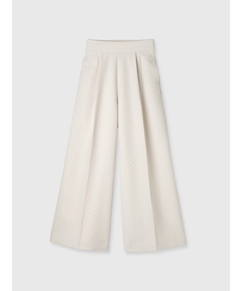 スラックス パンツ ビジュートリムパンツ レディース 極美品 AREA  