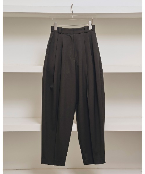 TODAYFUL todayful パンツ Tapered Tuck Trousers レディース