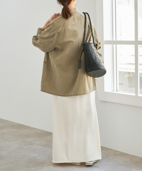 ジャケット・アウター Spick and Span 5 1/2 DUCK COVERALLS Spick＆Span ブルゾン アウター 5 1/2 DUCK COVERALLS