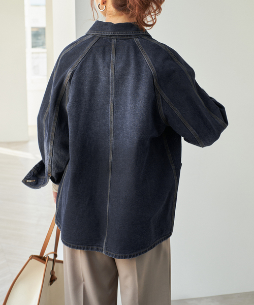 新品★ Spick and Span 5 1/2 DUCK COVERALLS Spick＆Span ブルゾン アウター 5 1/2 DUCK COVERALLS