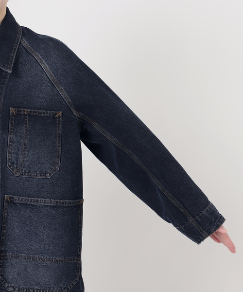 ジャケット・アウター Spick and Span 5 1/2 DUCK COVERALLS Spick＆Span ブルゾン アウター 5 1/2 DUCK COVERALLS