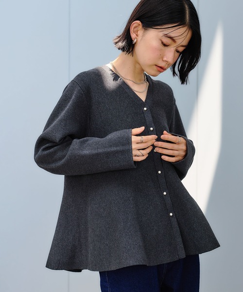 CROSS FUNCTION（クロスファンクション） カーディガン 「洗える」サマ