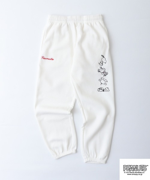 PEANUTS スウェットパンツ ジャージ 裏起毛スウェットパンツ メンズ