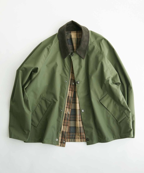 Barbour バブアー ミリタリーブルゾン カーキ 4211625M0028 Barbour 「Barbour」 ナイロンブルゾン M カーキ メンズ