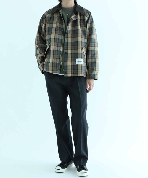 Barbour 「Barbour」 ナイロンブルゾン M カーキ メンズ