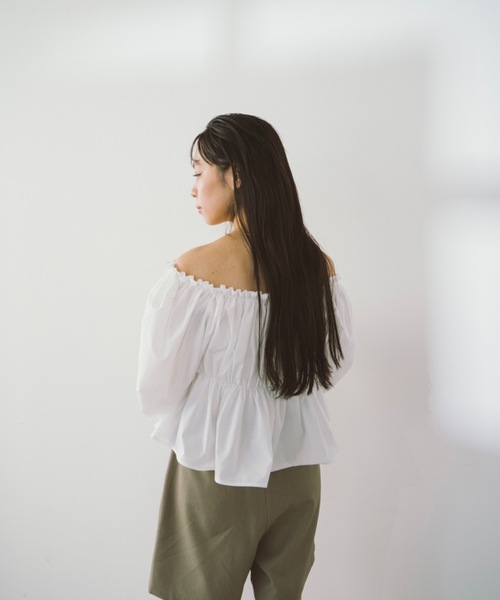 DRWCYS♡ブラウス♡完売！！ DRWCYS（ドロシーズ） ブラウス シャツ オフショルギャザーリボン