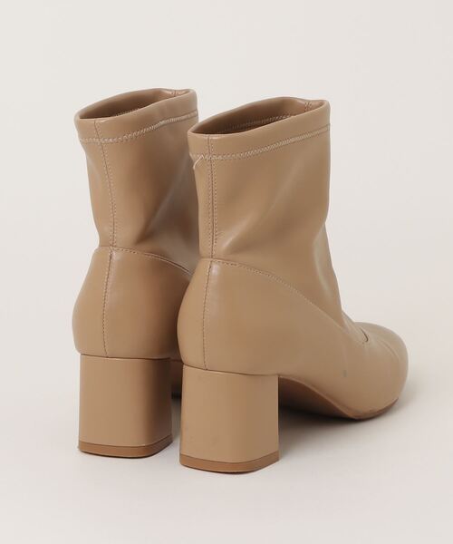 「LEPSIM」 ショートブーツ LL ベージュ レディース_画像2