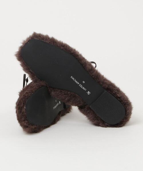 SY UNITED ARROWS」 バレエシューズ 24cm ダークブラウン レディース