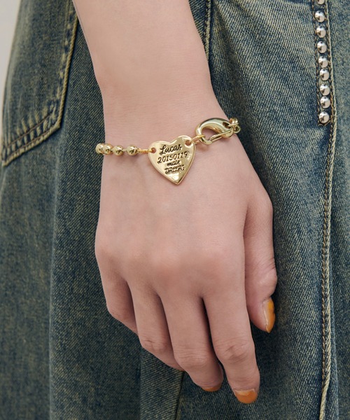 GOLDY（ゴールディ） ブレスレット ルーカス ハート ID プレート