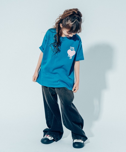 新品未使用タグ付き バーバリーキッズ Tシャツ 水色