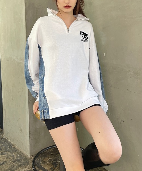 Roger&Raw（ロジャーアンドロウ） トレーナー スウェット バックレース