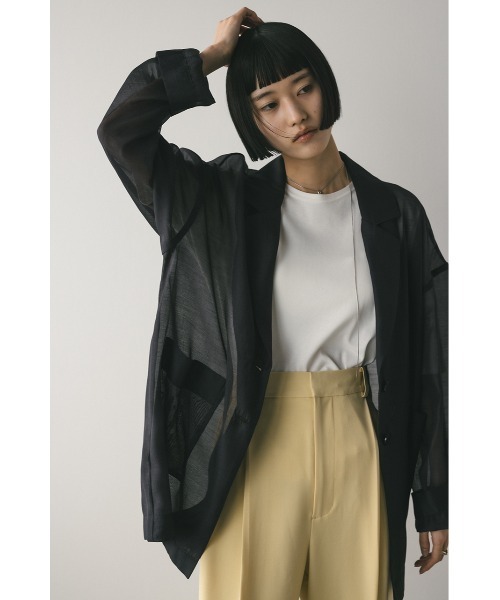 STYLEMIXER ジャケット テーラードジャケット シアーテーラー