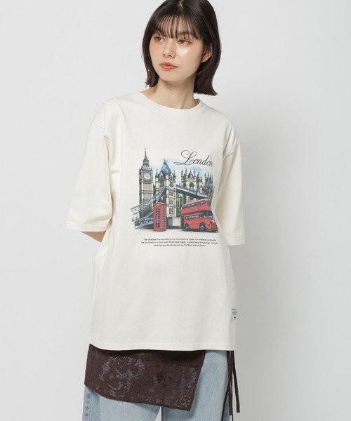 niko and… tシャツ 「WILLIAM B.ELIOTT」LondonスーベニアT