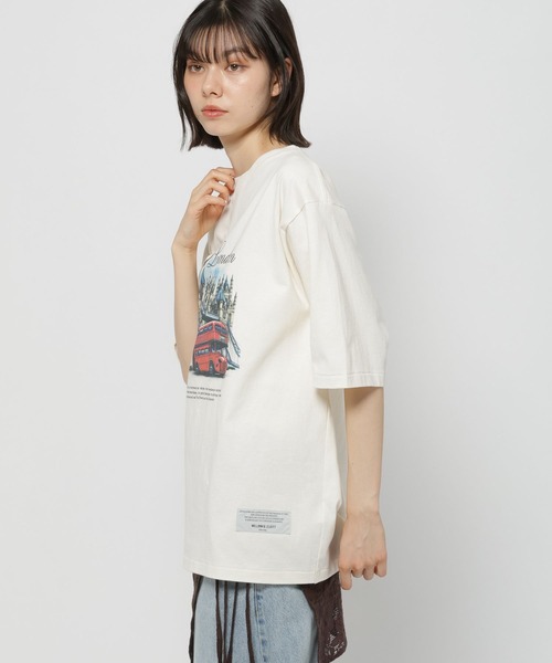 在庫処分 激安 niko and… tシャツ 「WILLIAM B.ELIOTT」LondonスーベニアT トップス