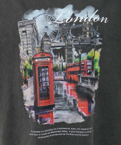niko and… tシャツ 「WILLIAM B.ELIOTT」LondonスーベニアT