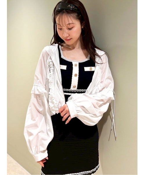 超安い アウター コート BROWN LILY 「LILY QUANT」UVカット BROWN×MARY ジャケット・アウター