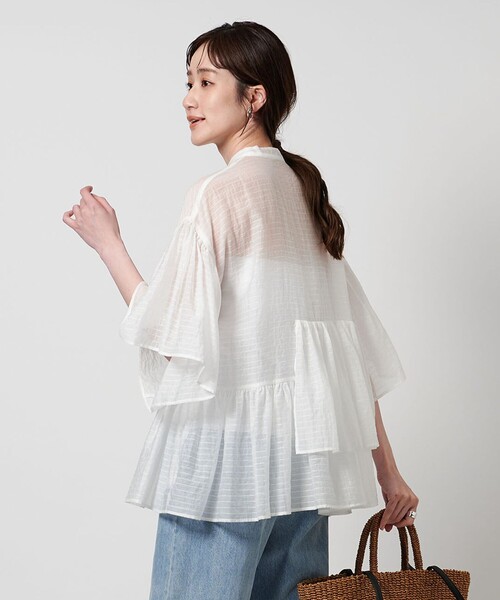 UNITED ARROWS イレギュラーペプラムブラウス UNITED ARROWS（ユナイテッドアローズ）の「P イレギュラー