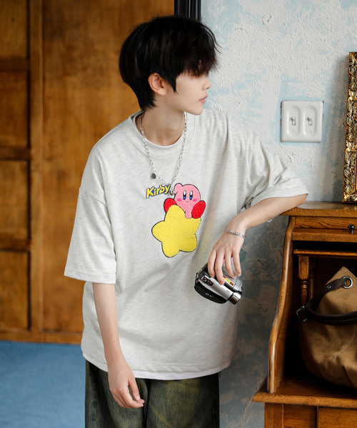 NEOS（KOKUYO） tシャツ 「neos」ルーズシルエット 星のカービィ