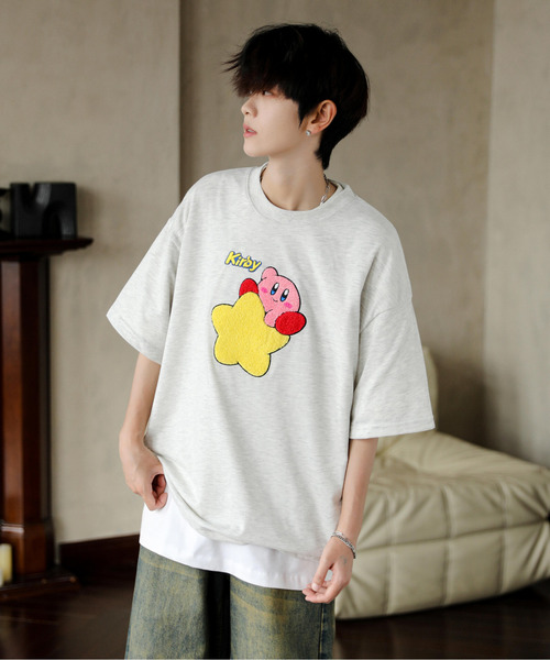 NEOS（KOKUYO） tシャツ 「neos」ルーズシルエット 星のカービィ