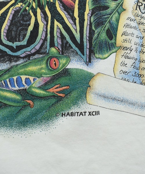 VINTAGE tシャツ 「USED」90's H.L.Miller “AMAZON” アニマル Tシャツ