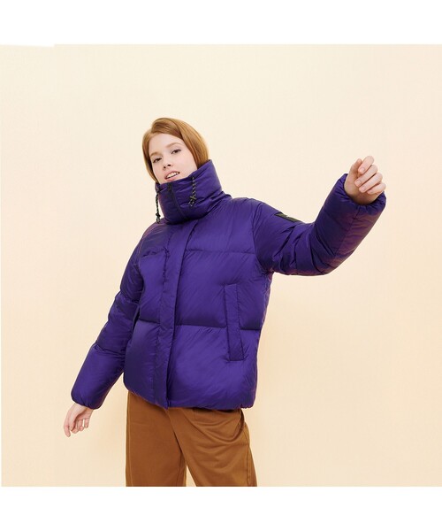 AIGLE（エーグル） ダウンジャケット 38 オレンジ レディース