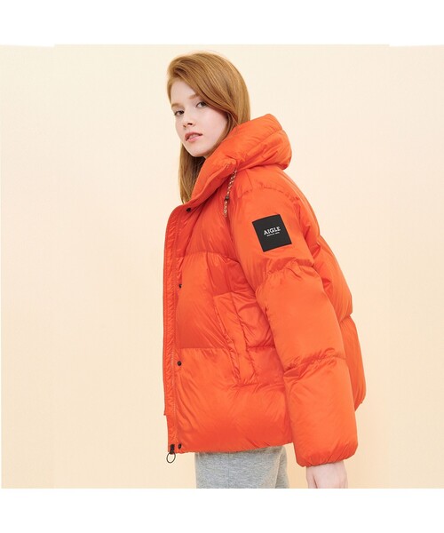 PGG 新品タグ付き レディースアウター ジップアップブルゾン オレンジ