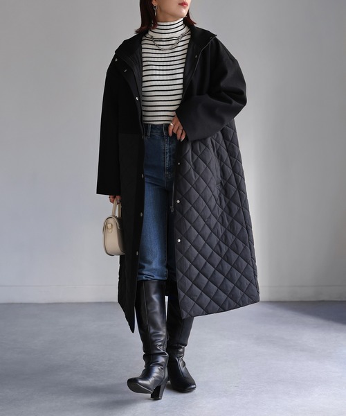 「Riberry」 コート MEDIUM グレー レディース_画像2