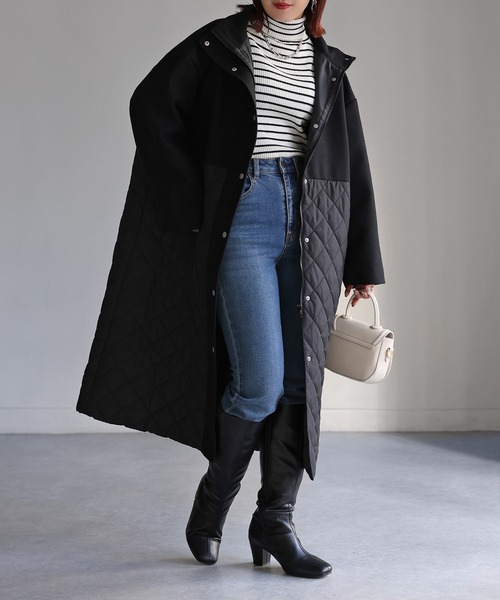 「Riberry」 コート MEDIUM グレー レディース_画像5