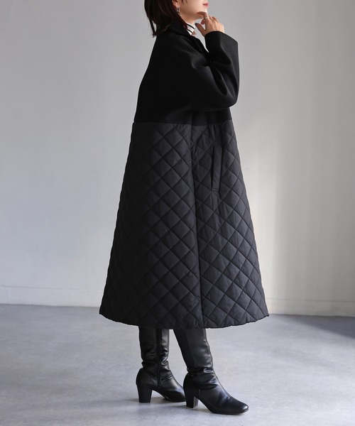 「Riberry」 コート MEDIUM グレー レディース_画像6