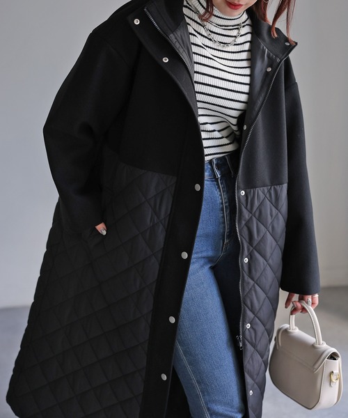 「Riberry」 コート MEDIUM グレー レディース_画像8