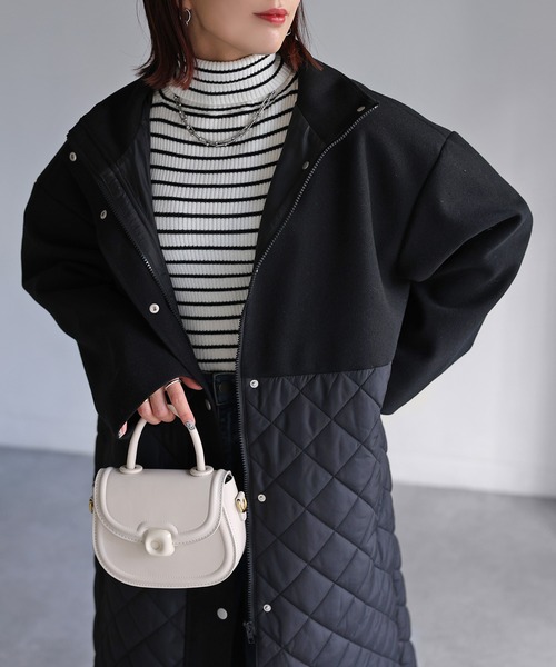 「Riberry」 コート MEDIUM グレー レディース_画像9