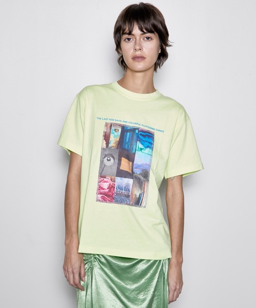 「MAISON SPECIAL」 半袖Tシャツ FREE ライム レディース