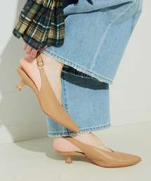 SLOBE IENAイエナ SLOBE バッグスリングパンプス 追加》SLOBE バッグスリングパンプス（パンプス）｜SLOBE IENA