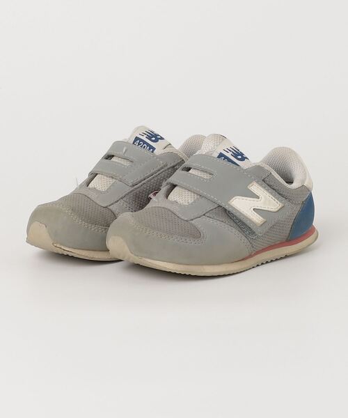 【希少】 ニューバランス キッズスニーカー 19cm グレー New Balance 「New Balance」 「KIDS」ローカットスニーカー