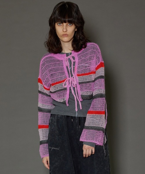 MAISON SPECIAL（メゾンスペシャル） ニットボレロ FREE ピンク