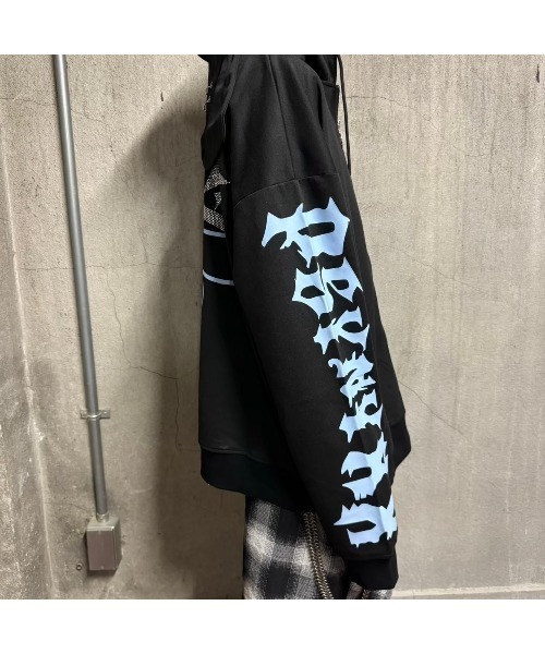 PSYNYXX パーカー PSYNYXX×シナモロールコラボZIPパーカー メンズ
