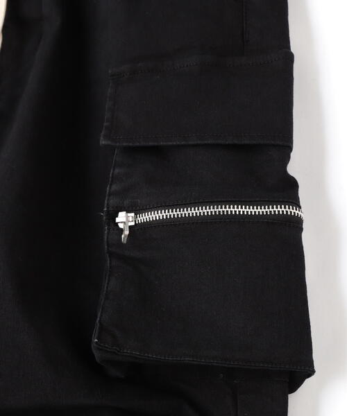 「DANKE SCHON」 カーゴパンツ L ブラック レディース_画像9
