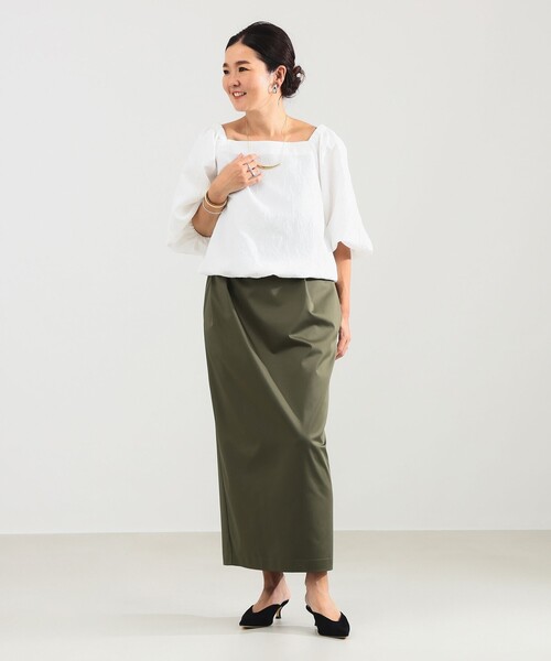 デミルクスビームス　カーキ ノースリーブキャミソール デミルクスビームス カーキ ノースリーブキャミソール デミルクス