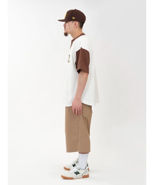 KEBOZ（ケボズ） tシャツ × MLB SAN DIEGO PADRES ROUND HEM HENLEY