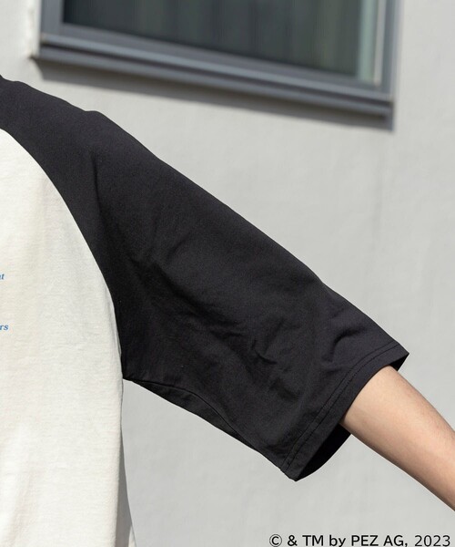 「PUBLUX」 「pez」半袖Tシャツ MEDIUM ブラック メンズ