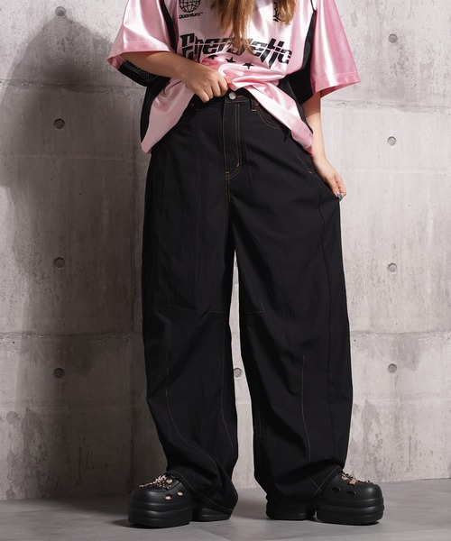 Vivienne Westwood ワッシャーバレルパンツ パンツ ナイロン ワッシャー バレルレッグパンツ / Nylon Washer