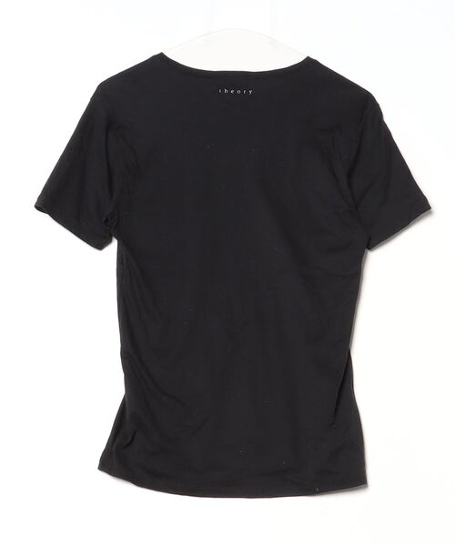 「theory 」 半袖Tシャツ 36 ブラック メンズ_画像2